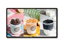 在餐饮业上，能吸客懂营销的数字标牌